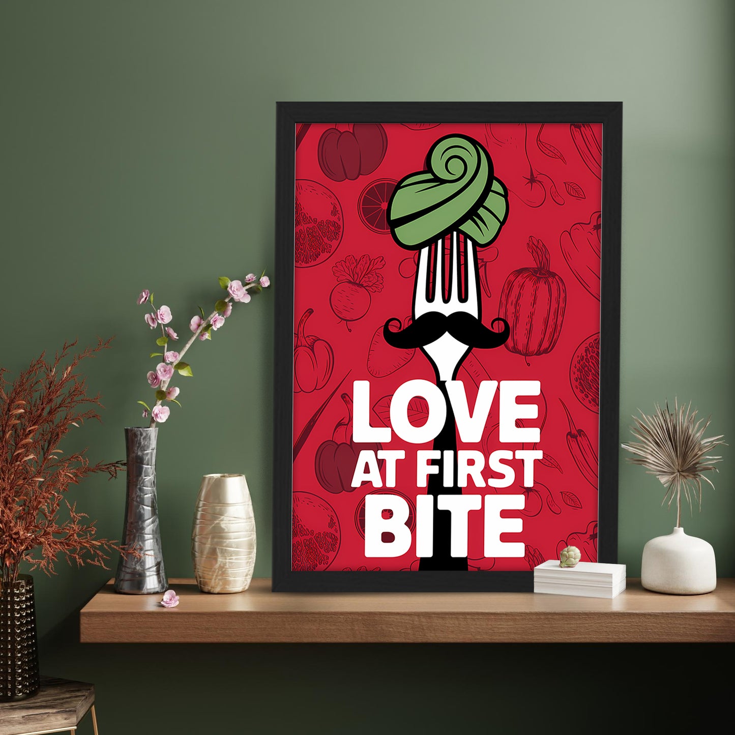 Love at First Bite Wall Frame