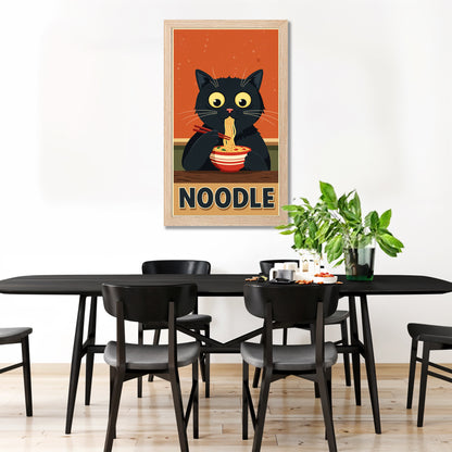 Cute Cat Noodle Poster