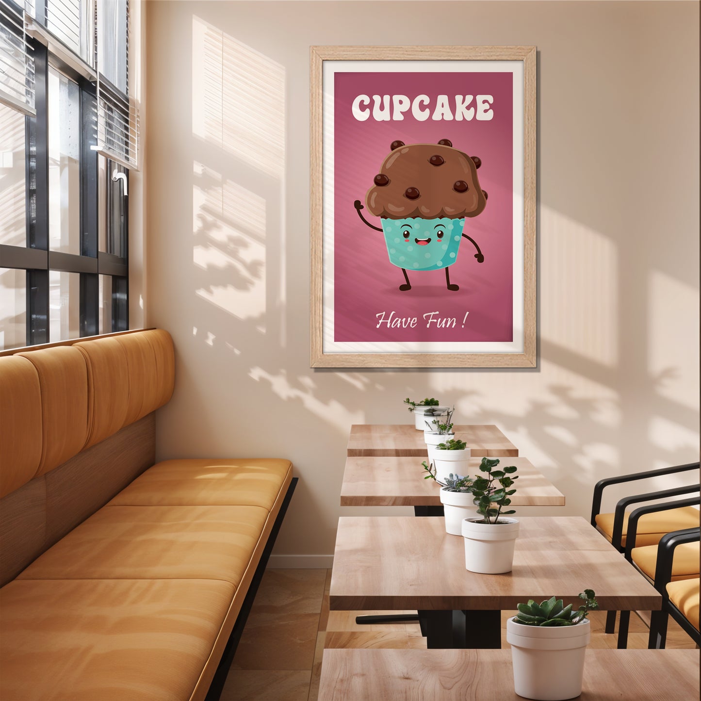 Fun Cupcake Wall Frame