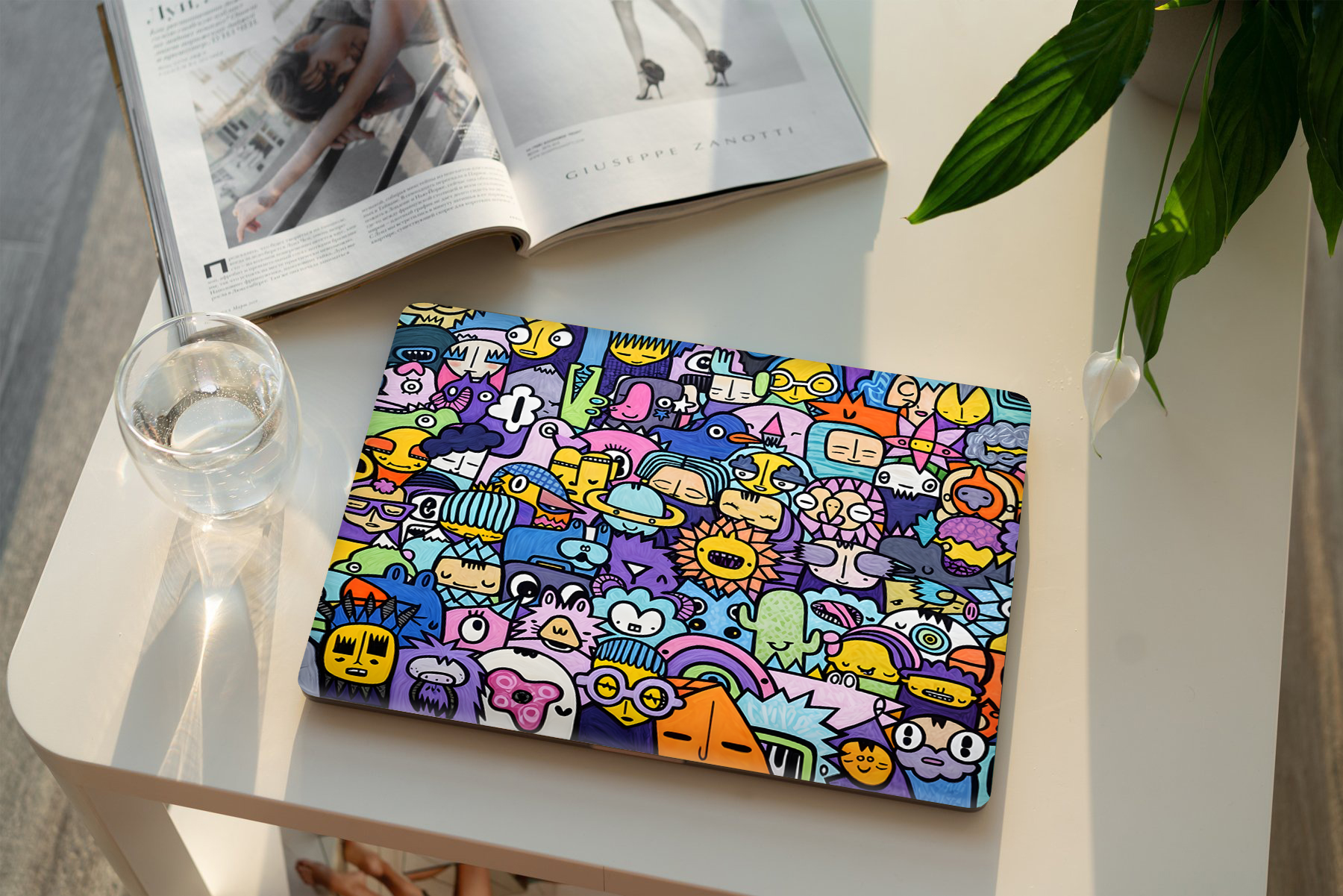Aesthetic Cartoon Laptop Skin
