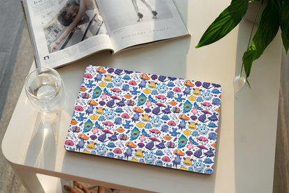 Cute Monster Pattern Laptop Skin