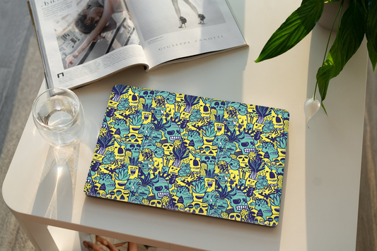 Neon Pop Doodle Laptop Skin