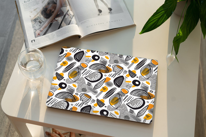 Modern Abstract Shapes Laptop Skin