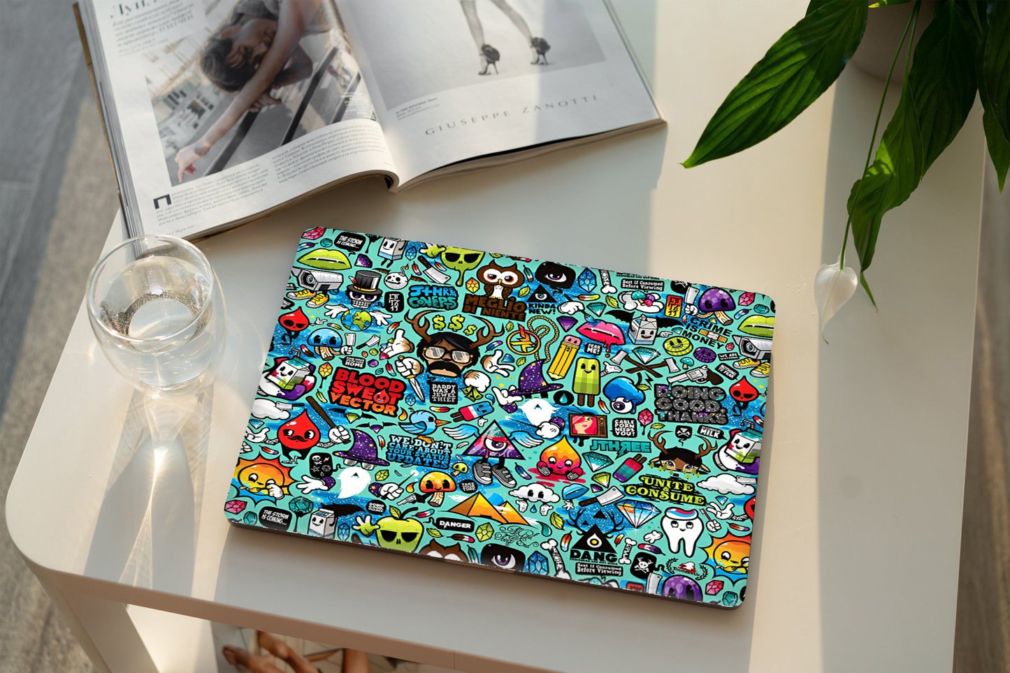 Pop Art Doodle Laptop Skin