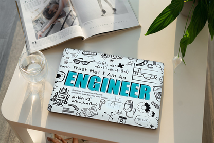 Engineer Quote Doodle Laptop Skin