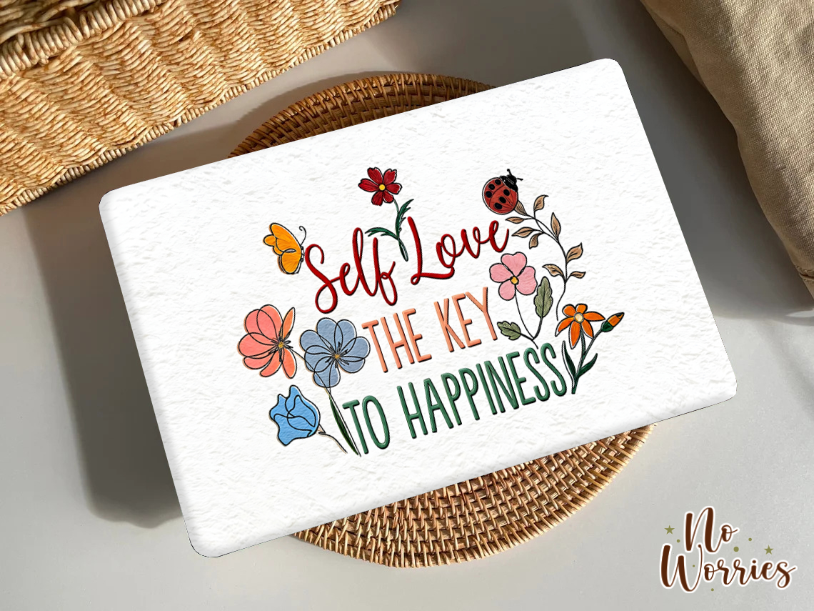 Self Love Floral Laptop Skin