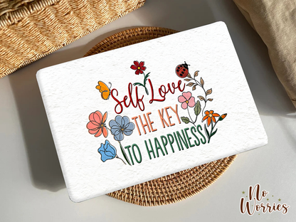 Self Love Floral Laptop Skin