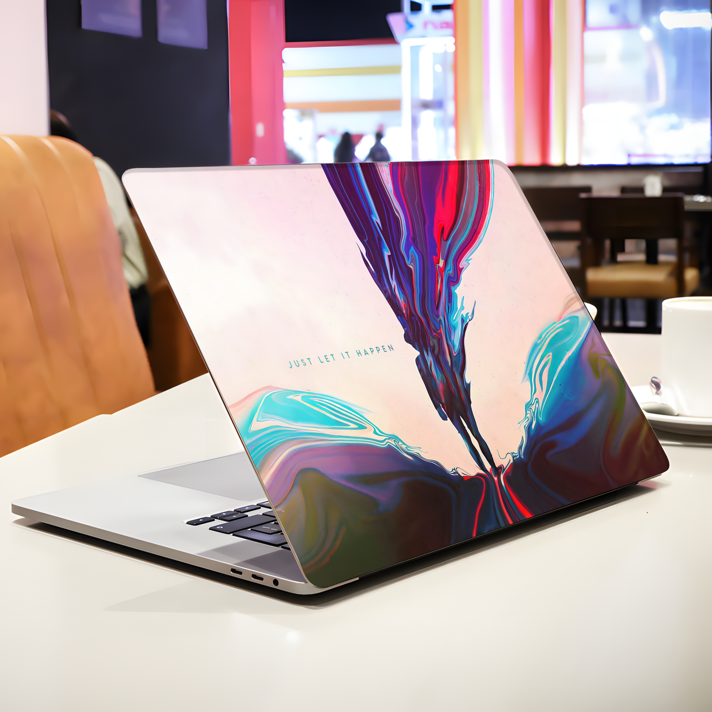 Flow State Minimal Art Laptop Skin