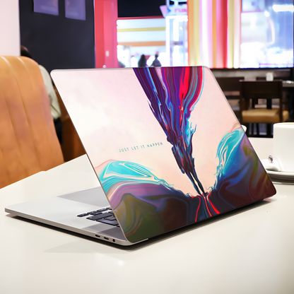 Flow State Minimal Art Laptop Skin