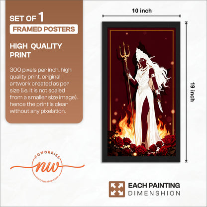 Divine Kali Wall Frame