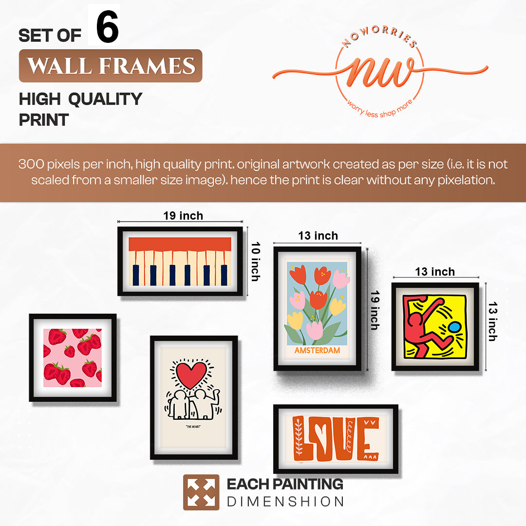 Minimalist Gallery Wall Set of 6