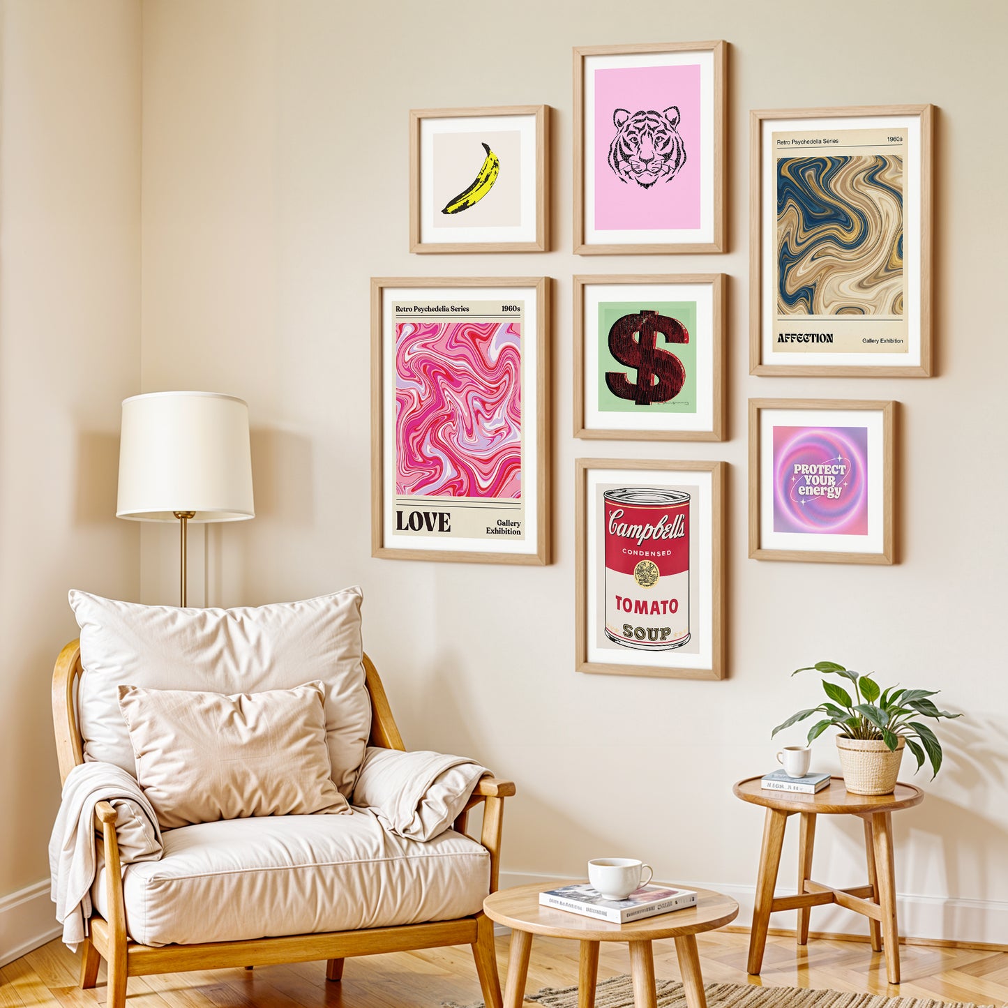 Creative Gallery Wall Set of 7