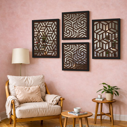 Vertex Mirror Art Set of 4