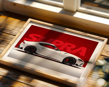 Toyota Supra Heritage Wall Frame