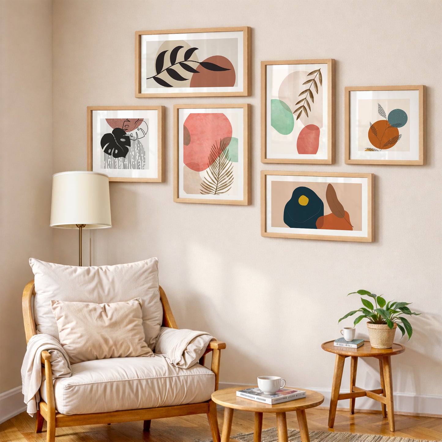 Harmony Hues Wall Set of 6