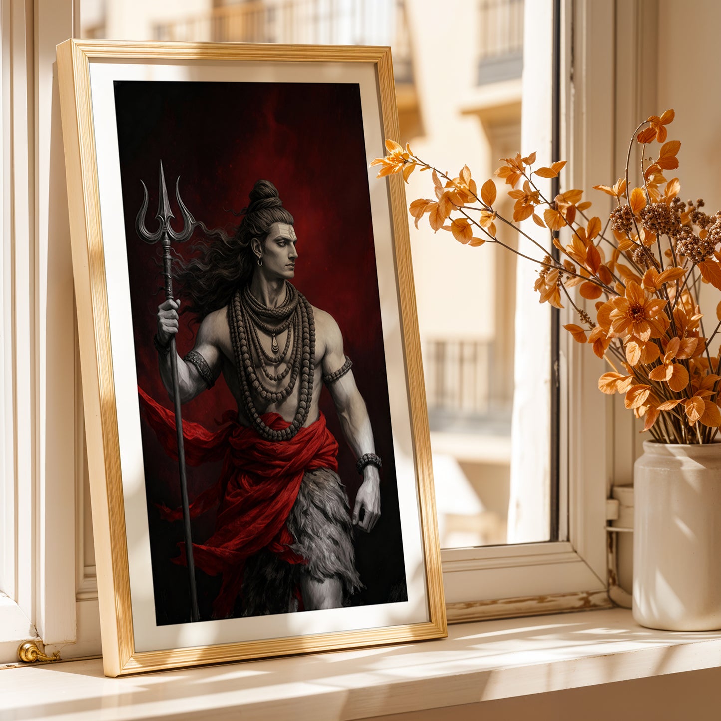 Mahadev Trishul Wall Frame