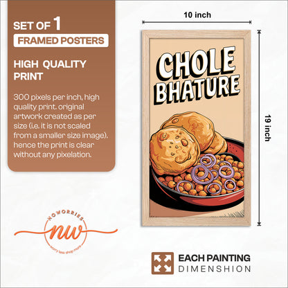 Chole Bhature Food Poster