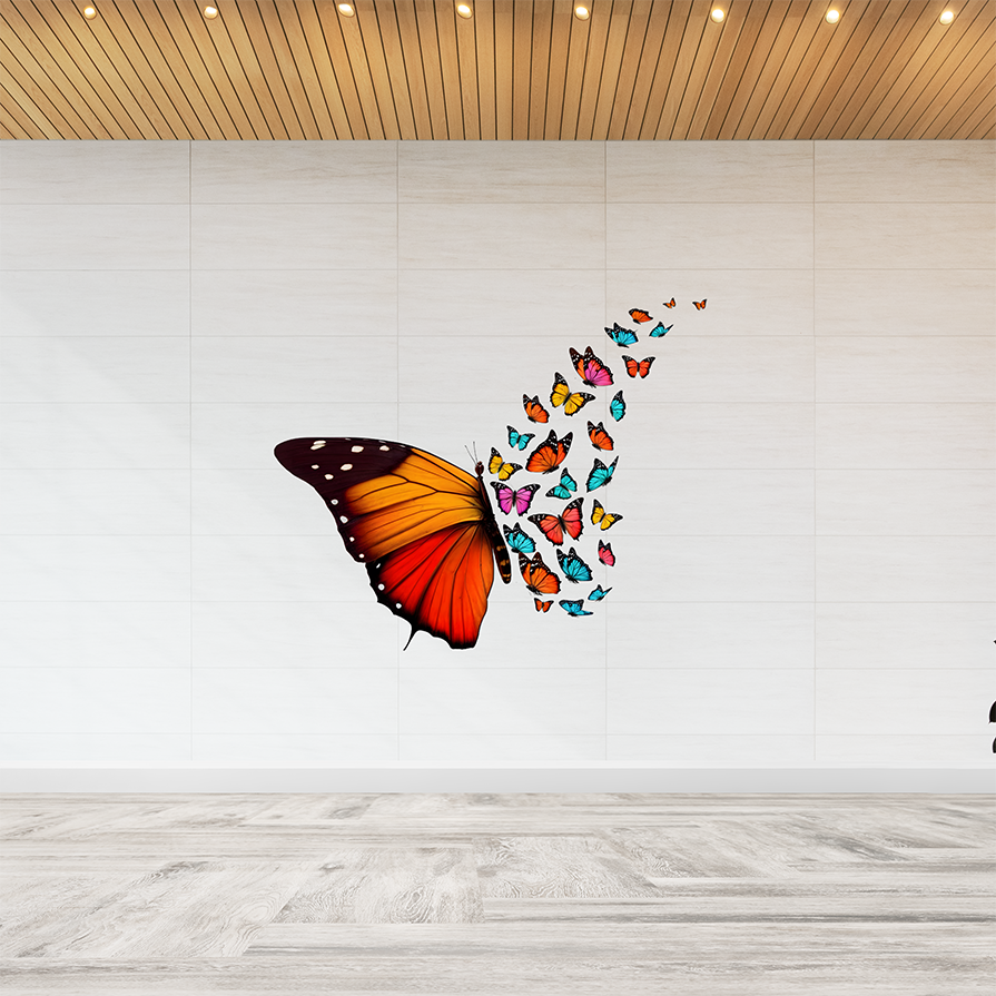 Butterfly Splash Wall Sticker