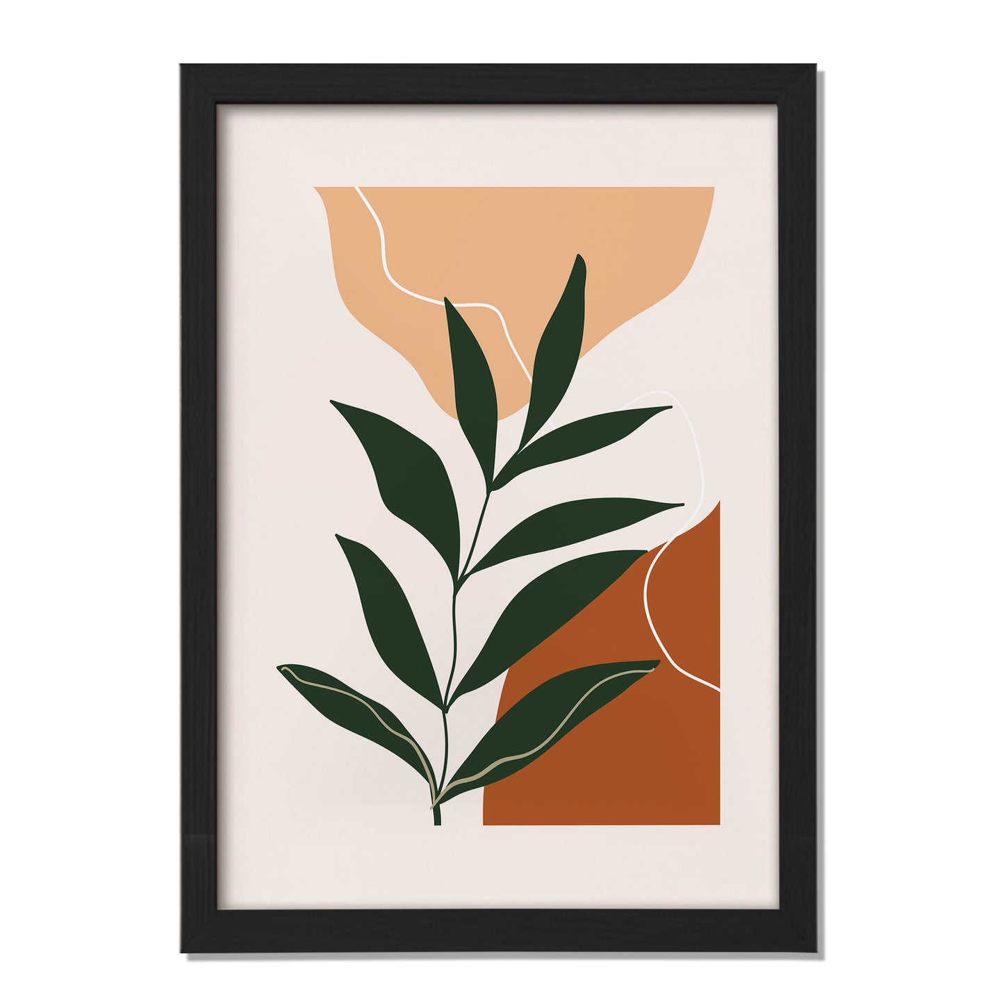 Contemporary Plant Wall Decor