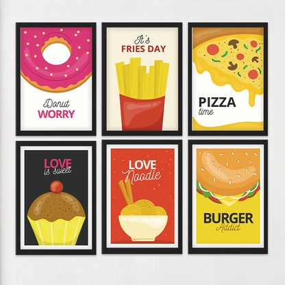 Fun Food Wall Art Set