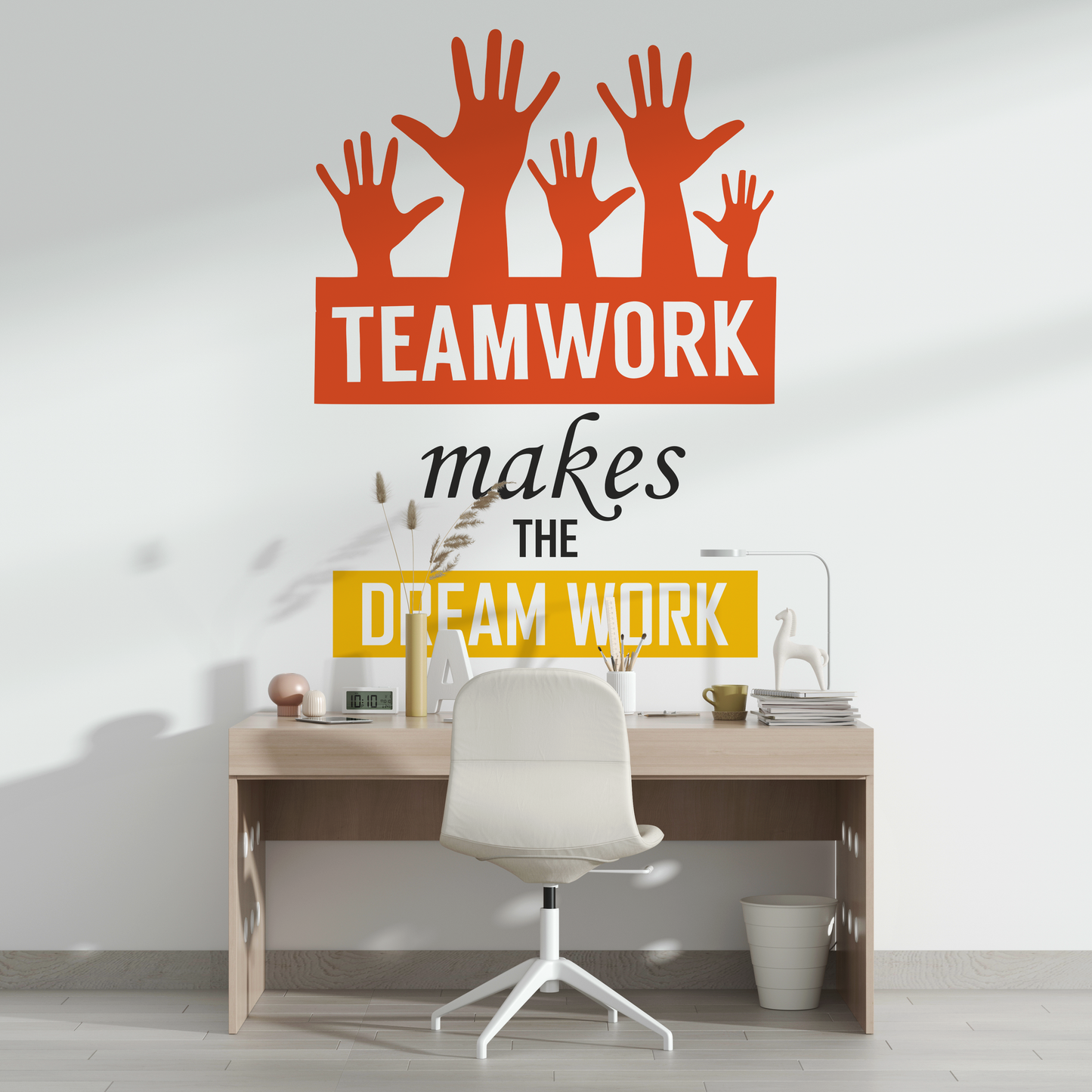 Motivational Teamwork Office/School Wall Sticker