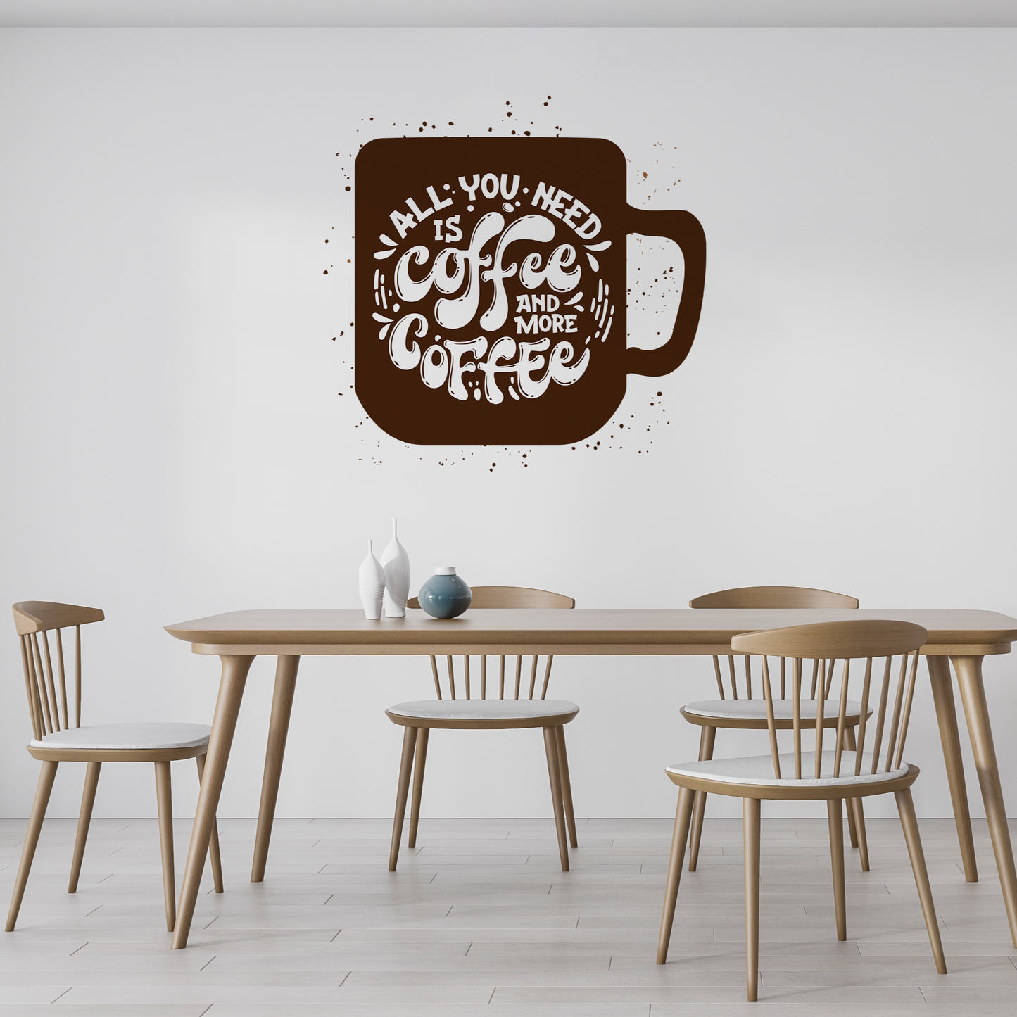 All You Need Is Coffee Kitchen/Cafe Wall Sticker