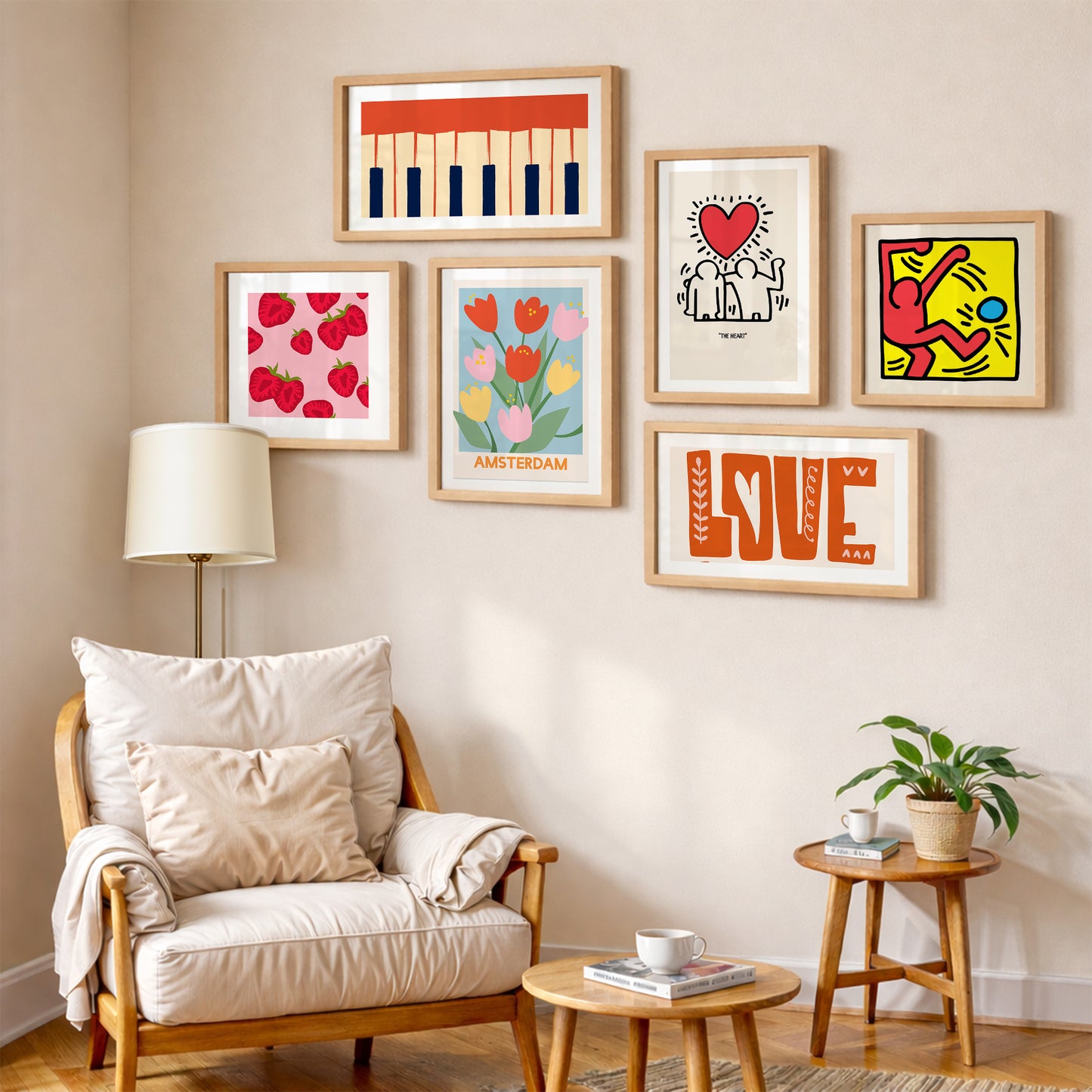 Minimalist Gallery Wall Set of 6