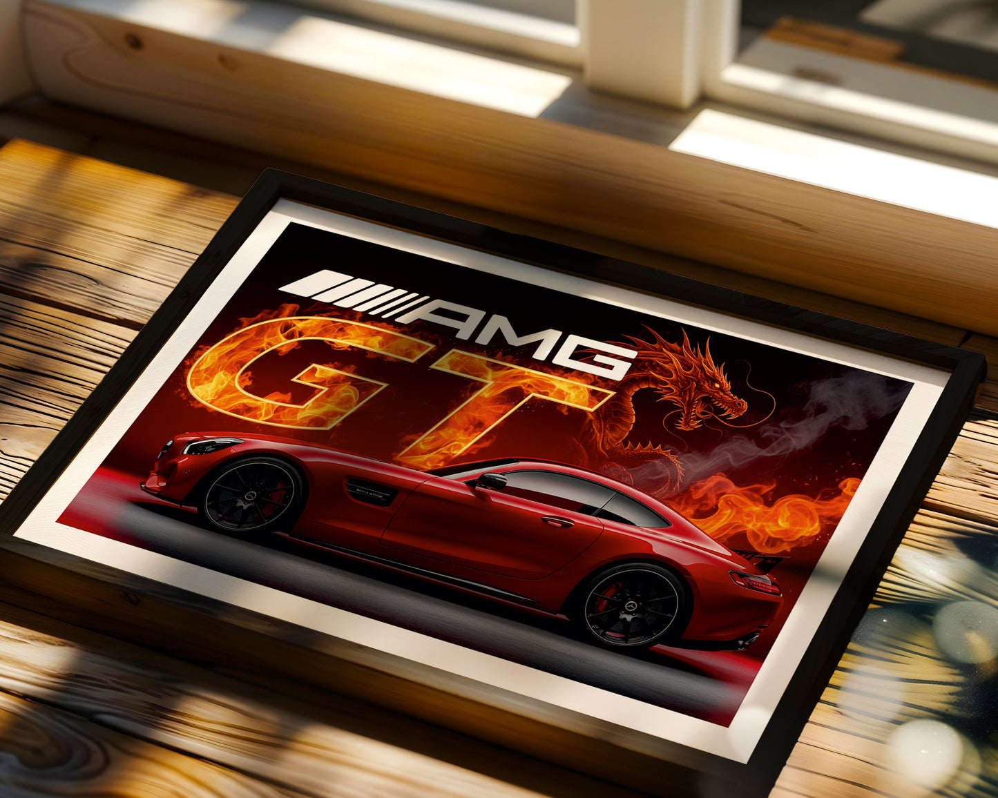 AMG GT Blazing Dragon Poster