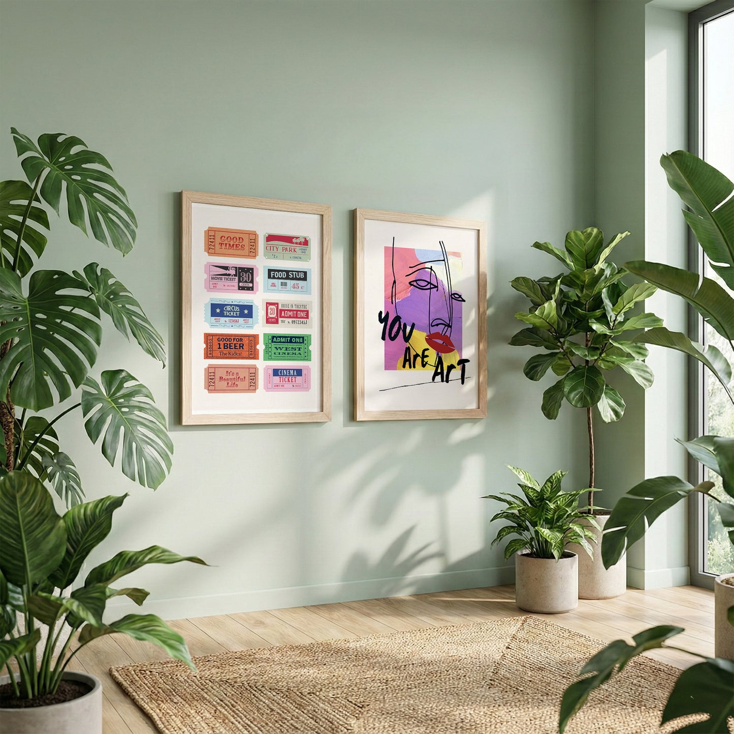 Pop Art Expression Wall Art Set