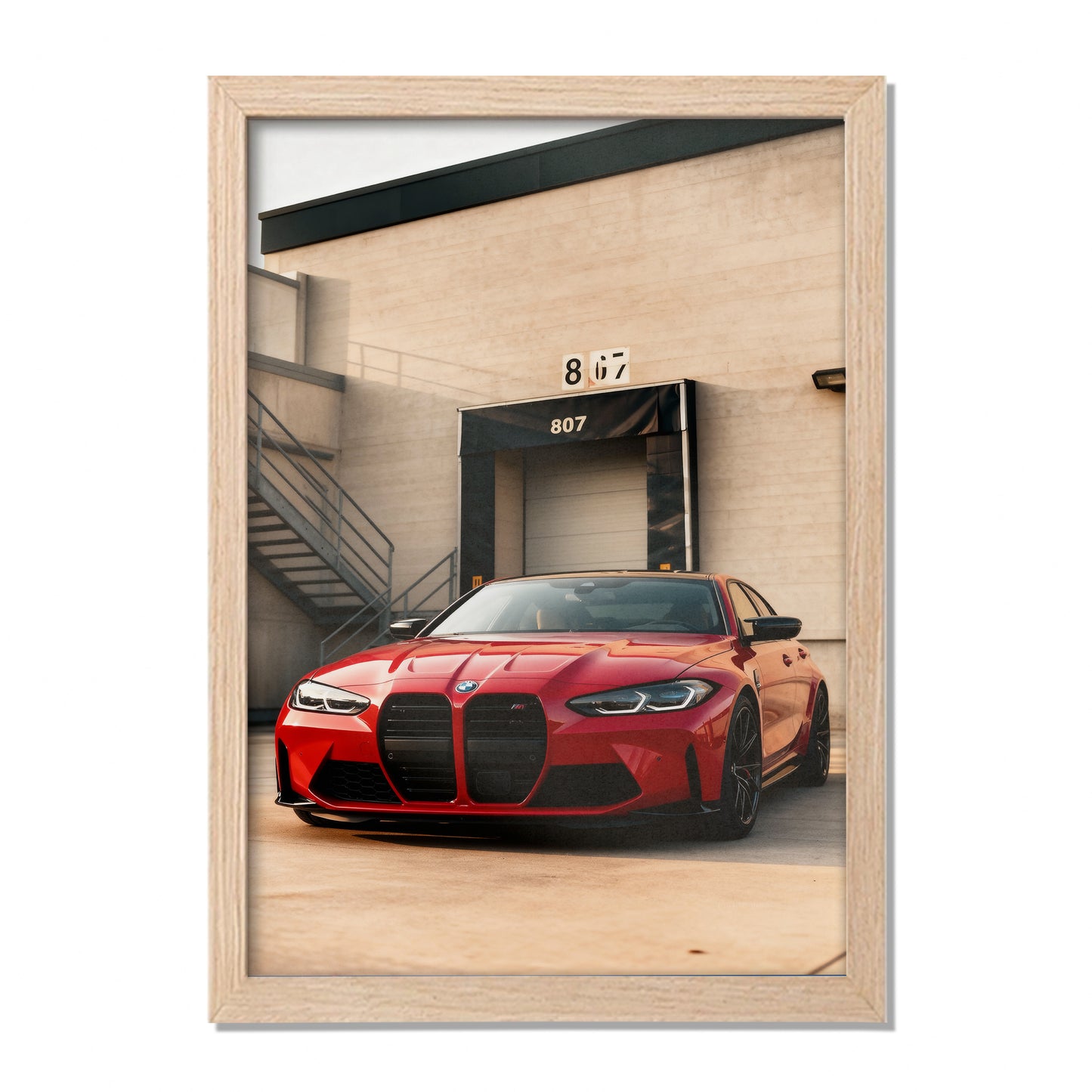 BMW M4 Wall Frame