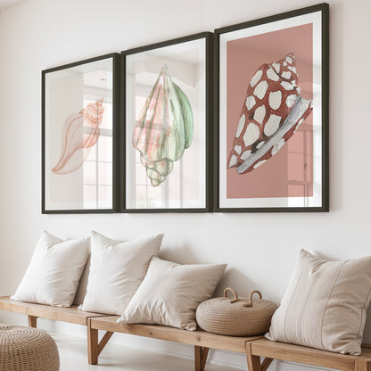 Boho Cowgirl Hat Wall Frames Set of 3