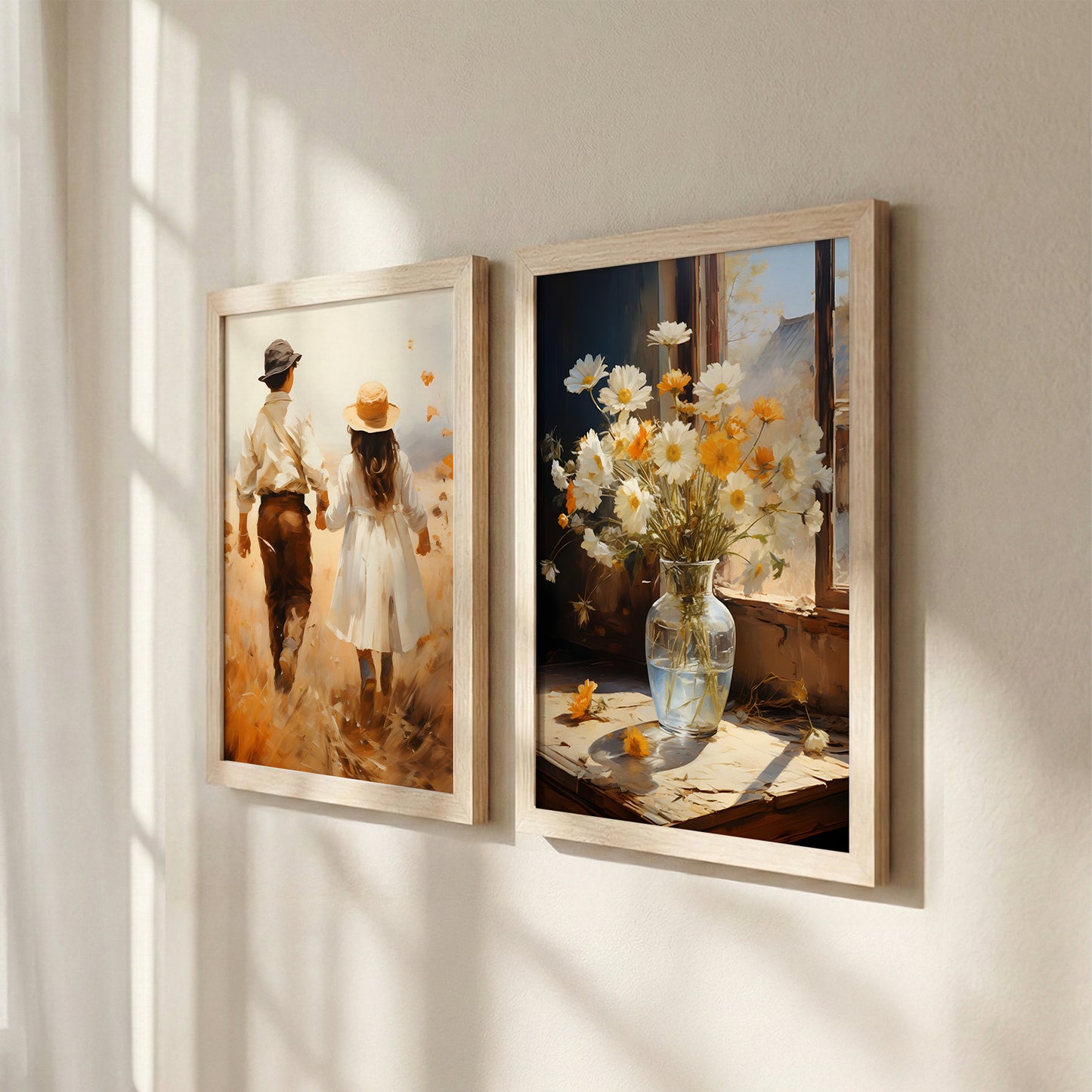 Whimsical Cottage Wall Art Set of 2