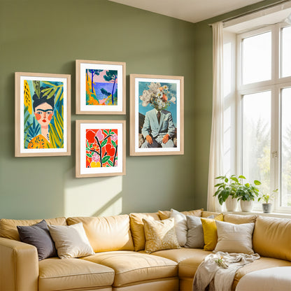 Modern Expression Wall Set of 4