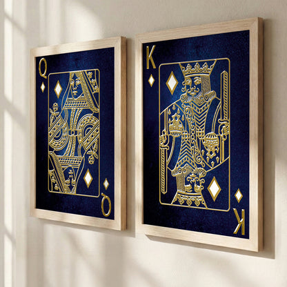 Royal Playing Cards Wall Art Set