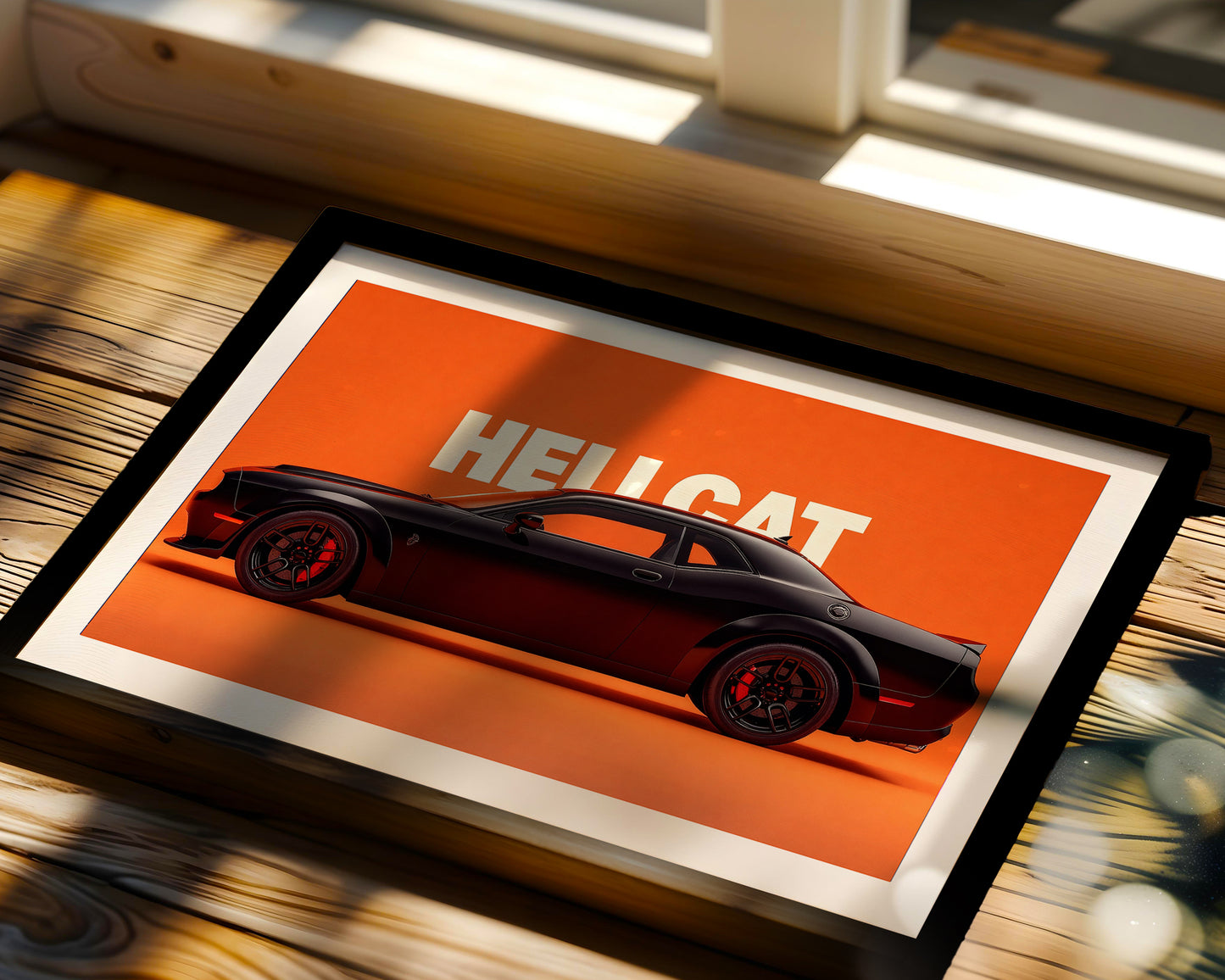 Dodge Hellcat Muscle Wall Frame