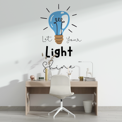 Light Shine Motivational Wall Sticker