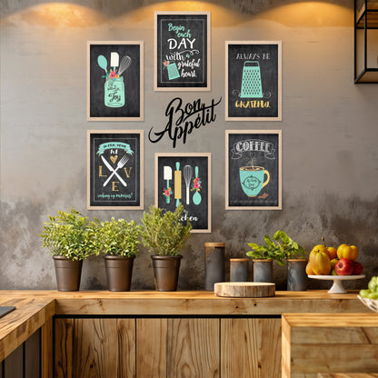 Bon Appétit Kitchen Wall Art Set