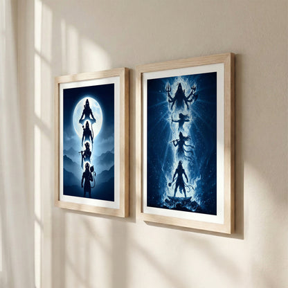 Shiva Divine Duo Wall Art