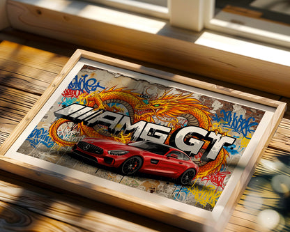 AMG GT Street Dragon Wall Art