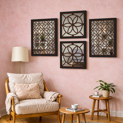 Bloom Mirror Art Set of 4