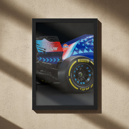 Formula One Gulf Edition Wall Art