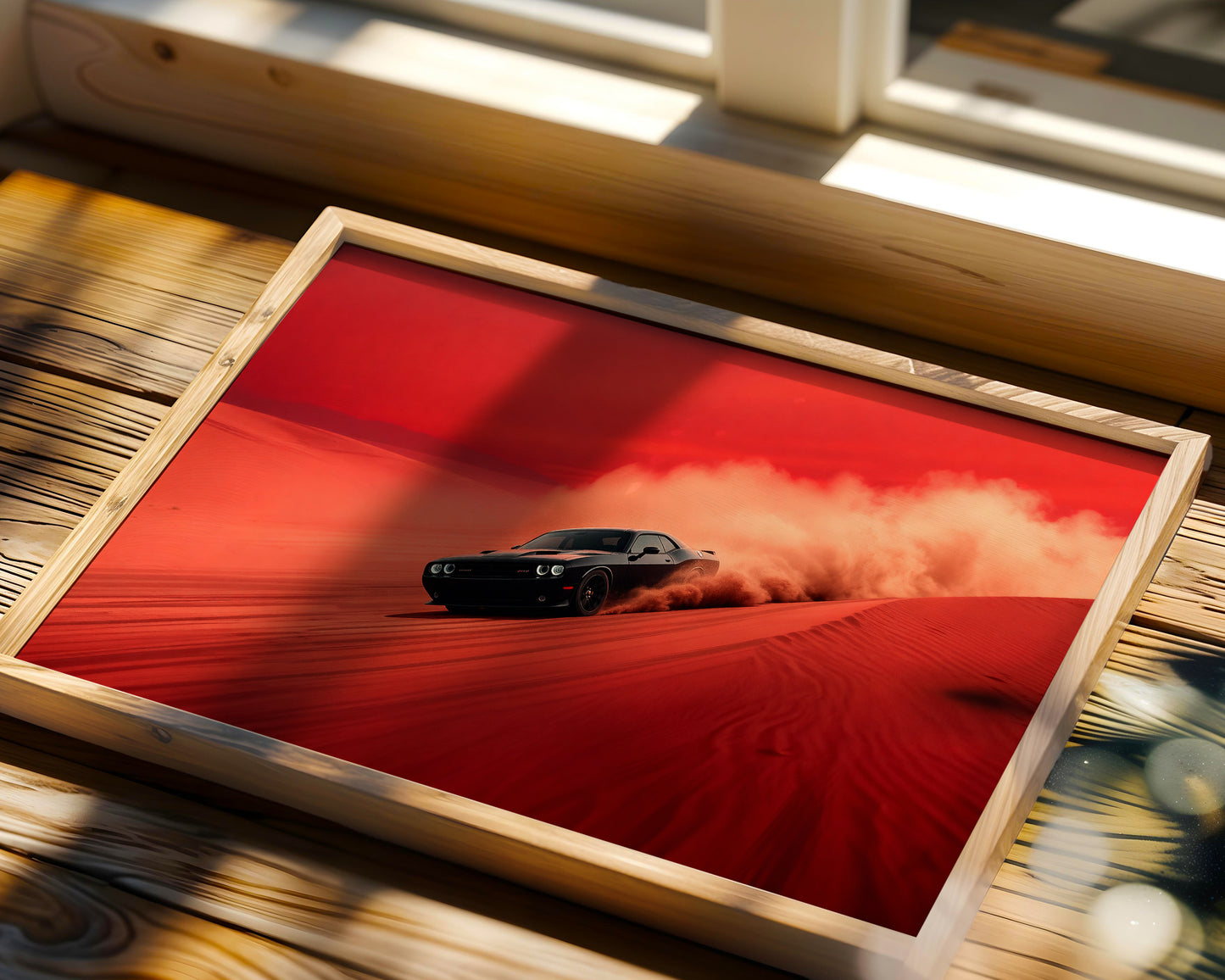 Dodge Challenger Sandstorm Wall Art