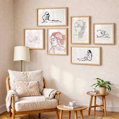 Ethereal Lines Collection Set of 6