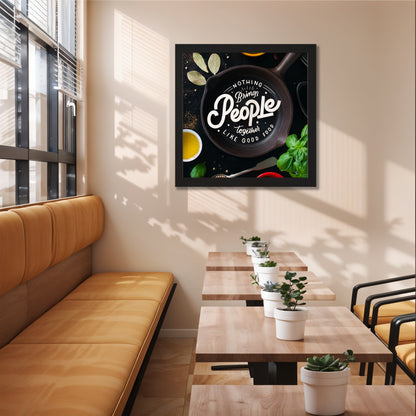 People & Food Art