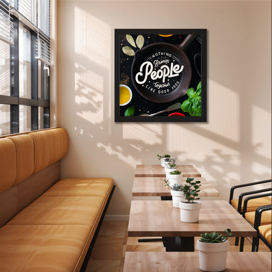 People & Food Art