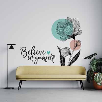 Believe in Yourself Wall Sticker