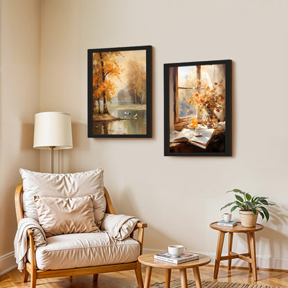 Autumn Landscape Wall Art Set of 2