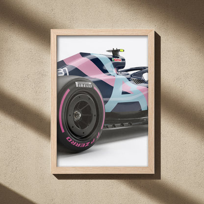 Alpine Formula One Wall Art
