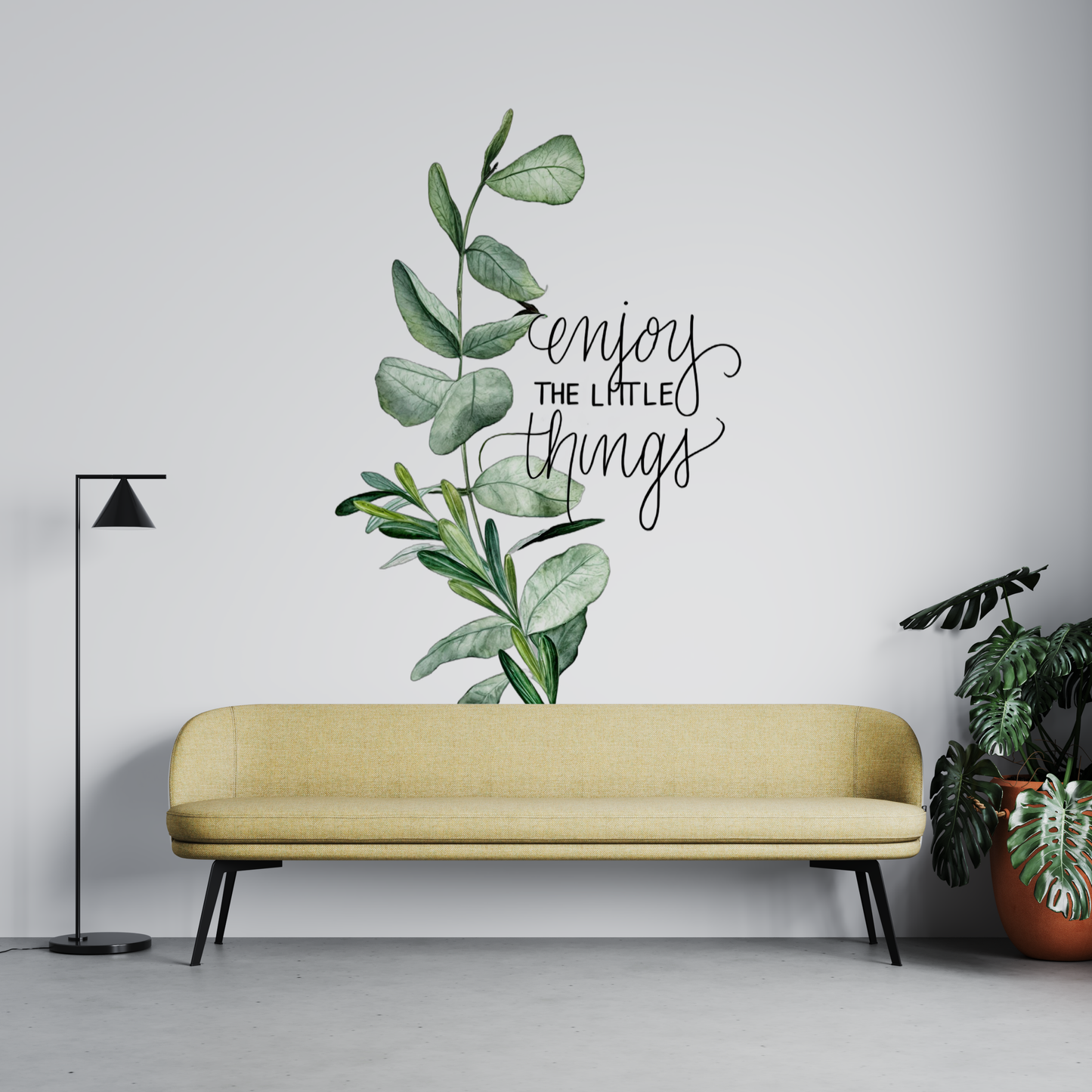 Enjoy Little Things Leaf Wall Sticker