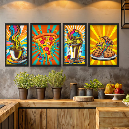 Pop Art Treats Wall Frame Set